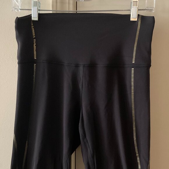 Lululemon Align High-Rise Crop 21" Gold Black / Size 6 - Picture 5 of 10
